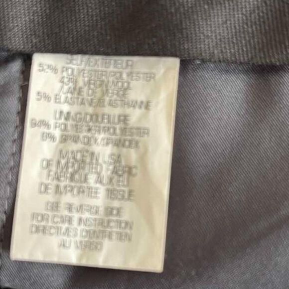 NWT Classic Theory Charcoal Gray Max 2 Urban Mid Rise Trousers Size 8 - Picture 8 of 14